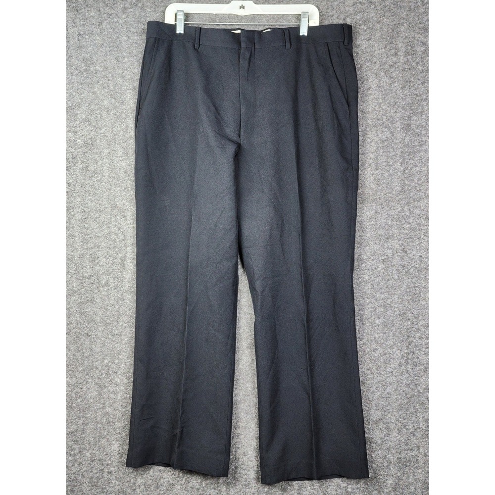 All Seasons Comfort Action Dress Pants Mens 40x30 Black Super Stretch Made USA